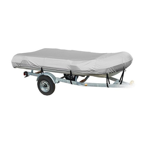 Eevelle Boat Cover INFLATABLE, Outboard Fits 19ft 6in L up to 100in W Charcoal SFINF19100B-CHL - main